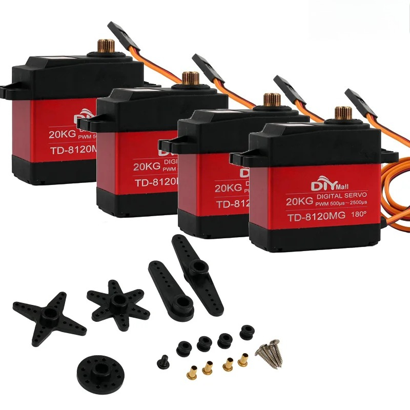 20KG TD-8120MG Large Torque St - огляд і ціна Robot Arm Motor